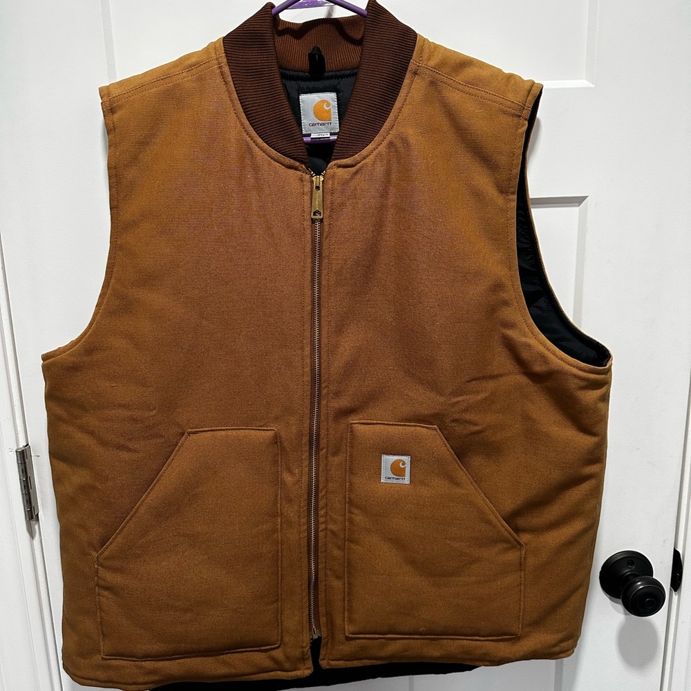 Carhartt Men's Tan Work Vest